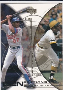 VLADIMIR GUERRERO & ROBERTO CLMENTE Dual Insert Card GENERATIONS OF EXCELLENCE - Imagen 1 de 2