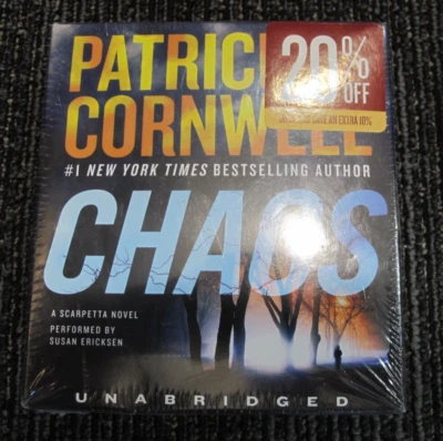 Chaos: A Scarpetta Novel, Cornwell, Patricia - Brand New - 11 Cds - Unabridged - Image 1 of 2