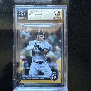 2022 Topps NOW #OS-22 Judge AL GOLD Hank Aaron Award Winner - BGS 9.5 1/1! - Picture 1 of 4