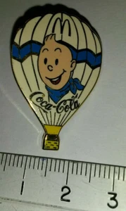 Pin Globo a Aire Caliente Globo Coca Cola Mc Donald Tintín Versión Blanco - Imagen 1 de 3