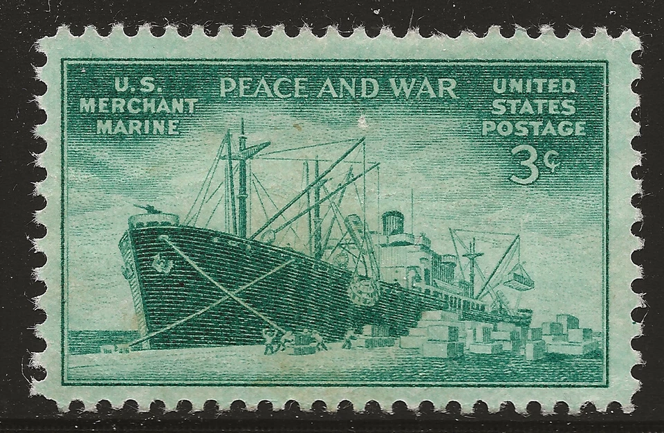 US Scott #939, Single 1946 Peace & War 3c FVF MNH - Image 1 of 1