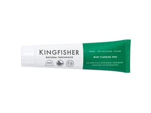 Kingfisher Toothpaste - Mint (Fluoride Free) 100ml (Pack of 6) - Picture 1 of 5