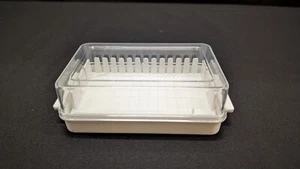 Butter Cheese Pan Storage Box Convenient with Transparent Lid Classic Design - Picture 1 of 6