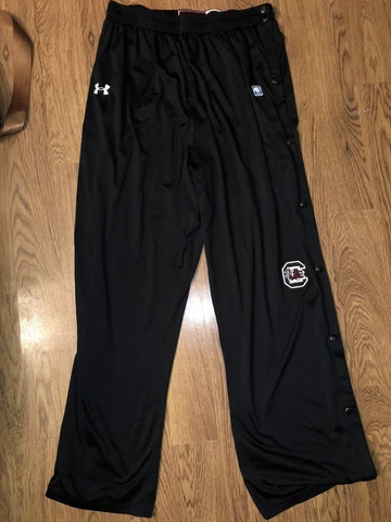 2011 Under Armour South Carolina Gamecocks Warmup Snap Basketball Pants Size M Cover