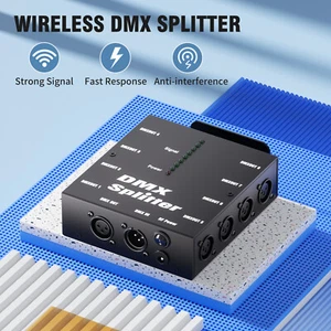 Wireless DMX512 Signal Amplifier LED Lighting Controller for Stage Light Theater - Picture 1 of 7