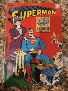 Superman #35 (DC Comics 1945) Golden Age Ira Yarbrough Jack Burnley