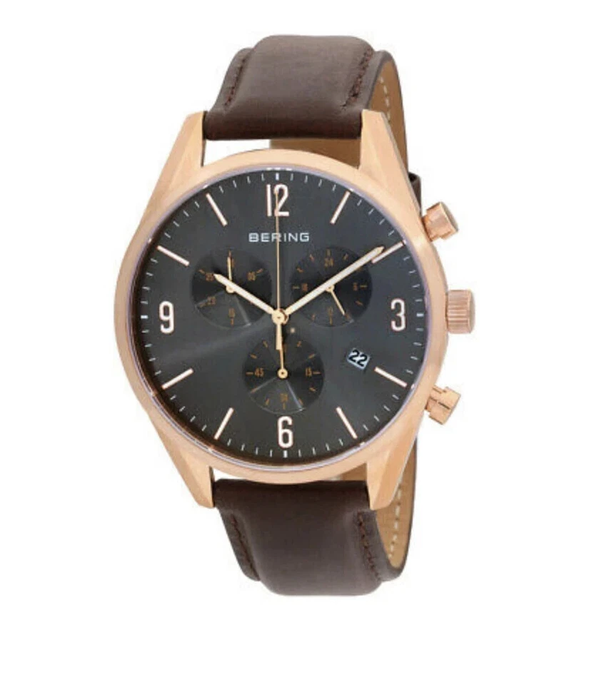 Мужские часы Bering Classic кварцевый механизм серый циферблат 10542-562 4894041919775 - Изображение 1 из 1