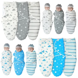 Swaddle Cotton Wrap Halo Sleep Sack Swaddle New Born Baby Blanket Dream Swaddle - Picture 1 of 25