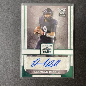 Desmond Ridder 2022 Leaf Ultimate Draft X Signatures Ultimate Rc Auto 9/35 - Picture 1 of 2