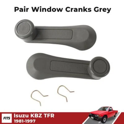 Window Cranks Regulator Fits Isuzu TFR KBZ Rodeo Trooper Pickup 1981-97 Pair New Foto 1 de 4
