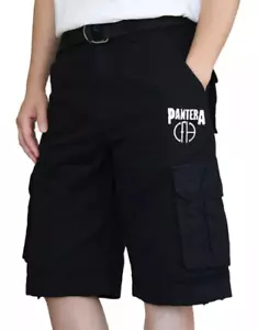 PANTERA Heavy Metal Band Twill Cargo shorts (multiple variations) - Picture 1 of 6