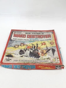 Vintage Mako Destroyer Naval War Board Game by Peter Pan Playthings - Picture 1 of 7
