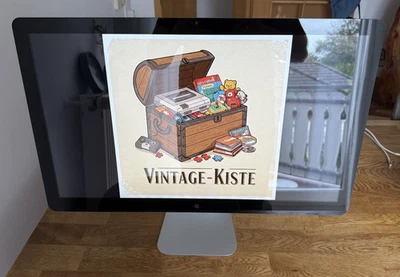 Apple Thunderbolt 27-Zoll 2560x1440 IPS LED Monitor - Silber (MC914ZM/B) mit OVP - Bild 1 von 4