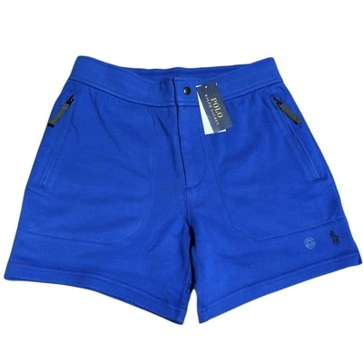 Polo Ralph Lauren Terry Shorts - Men’s Small 5” Inseam Blue $125 NWT Hiking Pony - Image 1 of 4