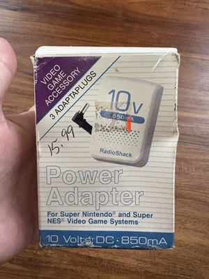 Radio Shack Super Nintendo & Super NES 10VDC, 850mA Power Adapter 273-1614 - Image 1 of 4
