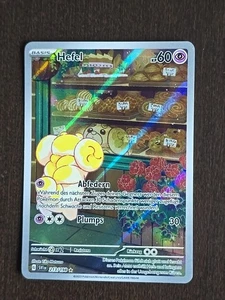 Hefel 213/198 Illustration Rare Karmesin und Purpur Pokemon Karte Deutsch - Bild 1 von 2