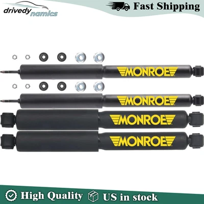 Передние и задние амортизаторы для Jeep Wrangler 1987 1988 1989 1990 1991 1992-1995 Monroe - Изображение 1 из 4