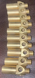 10PCS Brass Burner Jet Nozzle for Cast Iron Burner Propane Natural Gas New!! - Picture 1 of 3