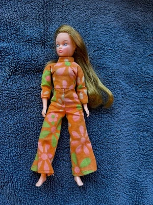 Vintage Uneeda Triki Miki Little Miss Dollikin Doll with jumpsuit - Image 1 of 4