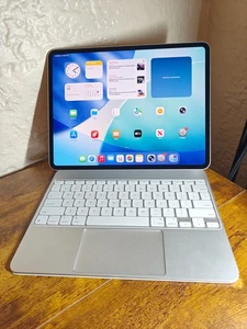 Apple 13" iPad Pro M4 Chip 256G WiFi + 5G LTE Cellular mit Magic Keyboard - Bild 1 von 12