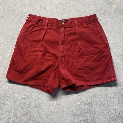 VTG Polo Ralph Lauren Shorts Mens 34 Nantucket Red 5” Inseam Pleated USA Made - Image 1 of 4