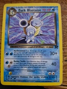 Dark Blastoise 20/82 - Team Rocket - Rare Regular - English Pokemon Card - LP - Picture 1 of 2