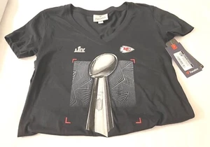 Kansas City CHIEFS SUPER BOWL LIV CHAMPIONS DAMEN T-SHIRT V-AUSSCHNITT - Bild 1 von 1