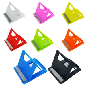 Portable Phone Stand Holder Universal Foldable Desktop Adjustable Mobile Tablet - Picture 1 of 9