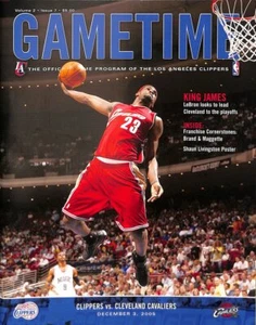 3 de diciembre de 2005 programa Gametime Clippers vs. Cavaliers LeBron James 179161 - Imagen 1 de 1