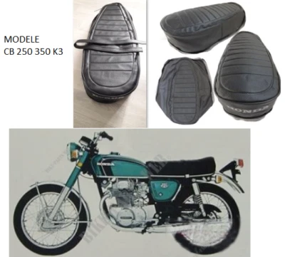 Housse de selle neuve adaptable pour Honda CB 250/350 K3 - Photo 1/3