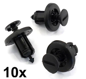 10x Plastic Trim Clips Bumpers Engine Shields Trays Trims Linings fits Renault - Bild 1 von 2
