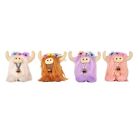 Plush Toy Simulation Scottish Highland-Cows Soft Stuffed Doll For Kid Boys Girls