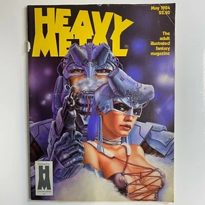 Rivista fumetti heavy metal maggio 1984 copertina Royo Moebius Voss Druillet - Foto 1 di 3