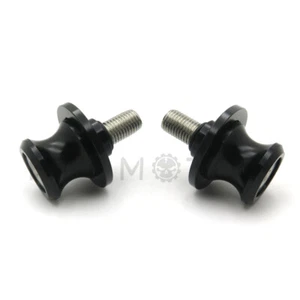 Carretes deslizantes negros de 10 mm para Kawasaki Ninja ZX6R 9R 10R 12R 14R Z750/S - Imagen 1 de 7