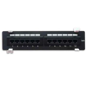 CAT5E 110 Type Patch Panel 12 Port Vertical w/Bracket - Picture 1 of 1