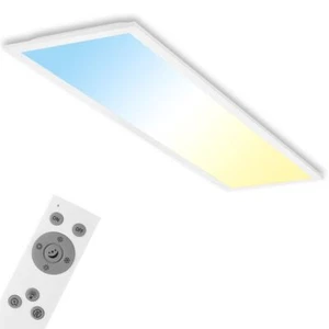 LED Panel Ceiling Light 100cm CCT Dimmable Lamp 24W Remote Control Hallway - Picture 1 of 9