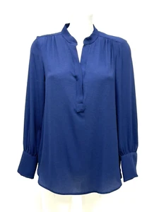 Ex Wallis Crinkle Feel Long Sleeve V-Neck Blouse Sizes 12 14 16 18 20 - Picture 1 of 8