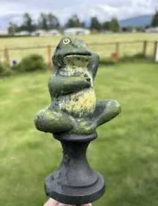Guida ai tubi da giardino rana ghisa 6"" nuovissima molto carina! - Foto 1 di 7