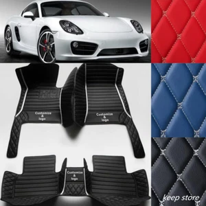 Car Floor Mats For Porsche Cayman Auto Pads Interier Carpets Waterproof Luxury - Picture 1 of 31