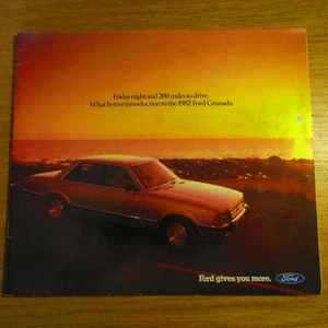 FORD GRANADA MK2 L GL Ghia Diesel Taxi Saloon 2.8 Injection Estate Brochure 1982 - Picture 1 of 1