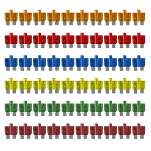 60pcs LED Blade Fuse Assortment, Smart Glow, 5A 10A 15A 20A 30A 40A, ATO/ATC 12V - Picture 1 of 6