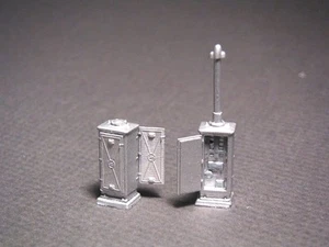 HO Scale GRS Type Double Door Stacked Relay Cabinets Kit - 2 per pack (2189) - Picture 1 of 2