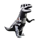 Dinosaur Skeleton Carnival Costume Cosplay Party Fancy Dress for Adults X7W8