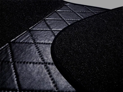 Juego de alfombras Black Loop para Renault 4CV año 1946-1961 Foto 1 de 3