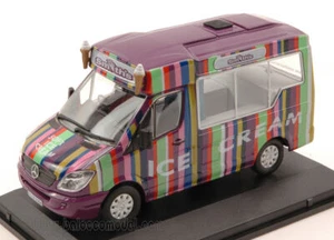 MODELLINO FURGONE STATICO OXFORD MERCEDES SPRINTER ICE CREAM GELATI SCALA 1:43 - Foto 1 di 5