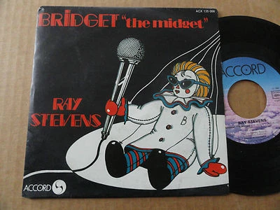 DISQUE 45T DE RAY STEVENS  " BRIDGET THE MIDGET "  - Photo 1/2