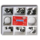 Dental Sectional Contoured Metal Matrices 35 μm 100Pcs/Pack+2 Ring Kit USA