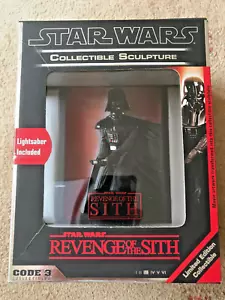 Star Wars Code 3 Darth Vader Revenge of the Sith Limited Edition Sculpture MISB - Picture 1 of 5