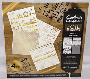 Folientransfers Frieden auf Erden Blatt Größe 6"x6" von Crafter's Companion kostenloser Versand - Bild 1 von 3