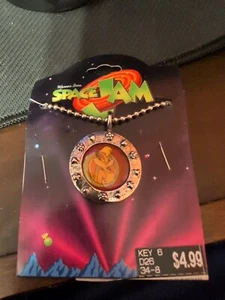 Space Jam Bugs Bunny's Girl Sexy Lola Bunny on Basketball Necklace  1996 - Picture 1 of 2